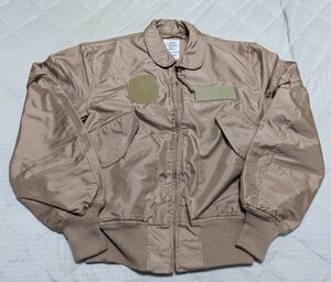 【極美品】 米軍 実物 2005 CWU-36/P フライト ジャケット Medium M タンカラー USAF NAVY 空軍 海軍 TOP GUN ライダース バイク