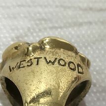 Vivienne Westwood ヴィヴィアンウエストウッド ローズリング Lサイズ(20号) シルバー925 ゴールドカラー[N6830]_画像7