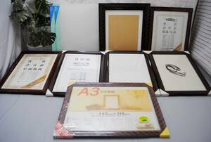 *.994* honorary certificate amount etc. 8 point *kokyo/A3 size /B4 size /A3 file / interior / license proof / licence / picture / photograph / honorary certificate adjustment / details photograph several equipped 