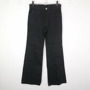 jonnlynx ジョンリンクス flare denim レディース フレア デニム BLACK 25 JL200-PT533