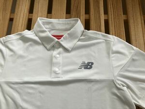ニューバランス ゴルフ New Balance Golf ポロシャツ 吸汗速乾 メンズ★ホワイト 白★サイズ4（M）ブリーフィング ビームス パーリーゲイツ