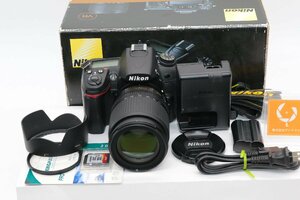 【良品/動作品】NIKON ニコン D7000 + AF-S NIKKOR 18-105MM G ED VR(シャッター5946回、バッテリー、充電器、SDメモリー付）#3957