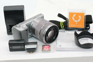 【良品/動作品/初心者セット】SONY ソニー NEX-5 + E 18-55MM OSS（シャッター16831回、バッテリー、充電器、SDメモリー付）#3995