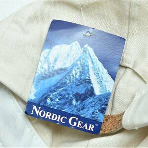 タグ付きデッドストック！ 90s USA製 NORDIC GEAR コルクブリム キャップ ヴィンテージ フィッシング アウトドア キャンプ NAPA WHITEの画像9