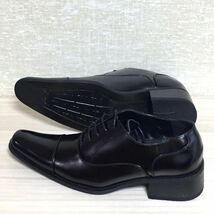 ◇新品　MM/ONE ビジネスシューズ PU革靴.　 170-3/BLK/26.5cm.◇_画像4