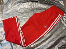 アディダスオリジナルス adidas アディカラー クラシックス ベッケンバウアー プライムブルー トラックパンツ ジャージ/ S/ 赤/ H09114 _画像3