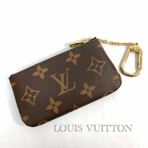 極美品 LOUIS VUITTON ルイ ヴィトン カード キーケース ポシェット クレ M62650 モノグラム 小銭入れ カード ケース ブラウン レディース