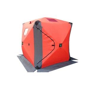 エクセル ワカサギテント 2-3人用 オレンジ 180×180×205cm BB-921 (テント)