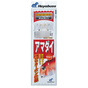 【10Cpost】ハヤブサ SE681 アマダイ シーガー仕様 上針4号 ハリス3号(haya-528852)