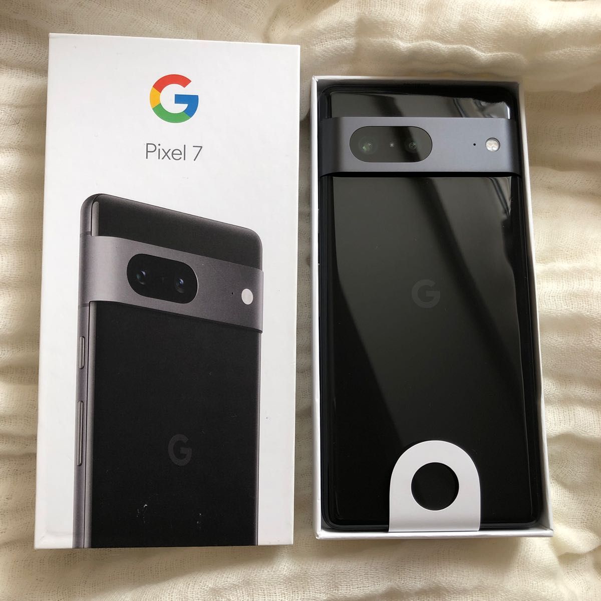 未使用 Google Pixel 7 本体 128GB オブシディアン 黒 UQmobile SIM