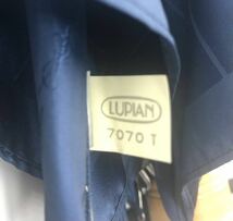 ■美品■Yves saint Laurent イヴサンローラン　折り畳み傘 雨傘　YSL柄　ボーダー　ブルー系　LUPIAN_画像8