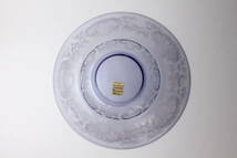 135 江戸時代舶来　大きい果物丼　茶道具　ギヤマン　ボヘミアガラス チェコガラス　19世紀　グラヴィール彫刻 _画像7