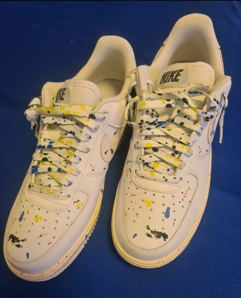 [NIKE] AIR FORCE 1 LOW "PAINT SPLATTER" CZ0339-100 ホワイト 新品未使用25.5