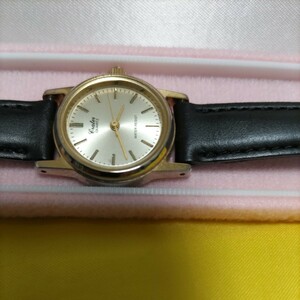  Japan Movement,rete chair, 3 hands, band, new goods exchange, battery replaced, case attaching 