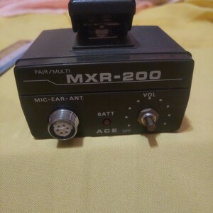 ACE MXR200 無線　電子機器　バッテリー無し　ダイヤル無し　ジャンク品　同梱不可