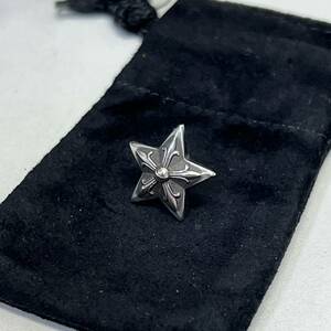 CHROME HEARTS STUD LRG 5PT STAR Pierce クロムハーツ スタッズ スター ピアス シルバー アクセサリー インボイス付き