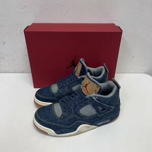 NIKE × LEVIS AIR JORDAN 4 DENIM AO2571-401 ナイキ リーバイス エアジョーダン4 デニム タグ size US 8.5 スニーカー