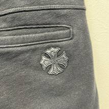 CHROME HEARTS Y NOT Dagger Sweat Short black L 国内正規品 新品 クロムハーツ ワイノット ダガージップ スウェット スエット ショーツ_画像7