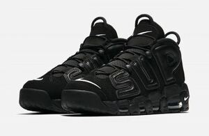 Supreme × NIKE Air More Uptempo Black 902290-001 シュプリーム ナイキ エア モア アップテンポ ブラック size US 9.5 新品