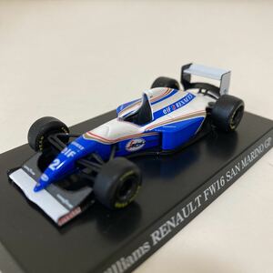 ラスト　1/64 アオシマ　F1 GP ウイリアムズ　コレクション　　ウィリアムズ　ルノー　FW16 #2 アイルトン　セナ　サンマリノ　GP 1994