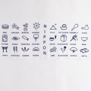 かまわぬ 手ぬぐい NIPPON♪ 日本のシンボルが かわいいアイコンに!!