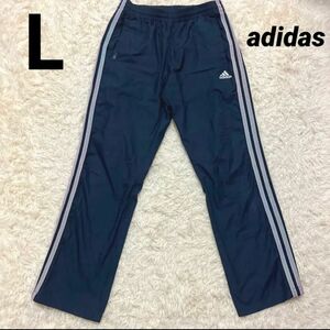 【520】adidas ナイロンパンツ　L シャカシャカ adidas