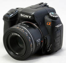 A11■極上美品■ソニー SONY 一眼レフカメラ α350+単焦点DT1.8/50＋DT4.5-5.6/75-300MACRO　基本動作確認済_画像4