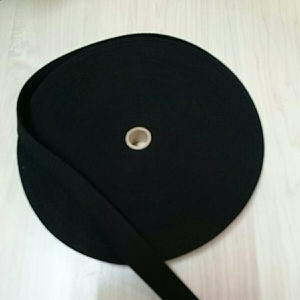バッグの持ち手アクリルテープ ⑩黒25mm幅×1m