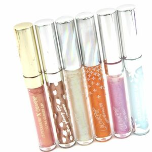  color pop lip gloss 6 point set together large amount cosme defect have lady's COLOURPOP