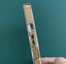 231007 iPhone 14Plus クリアケースメッキハードケース指紋防止 汚れにくいスリムワンピースカメラ保護 アイフォン14Plus カバー 6.7インチ_画像7