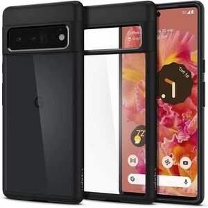 2308079 Spigen Pixel6 Pro ケース 背面クリア 黄ばみ無し TPU バンパーケース 2重構造 [TPU+PC] ウルトラ・ハイブリッド