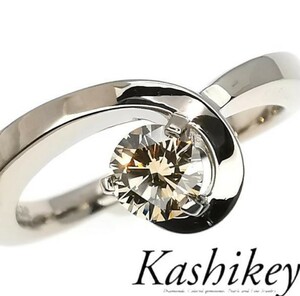 ^_^　カシケイフロートリング　11号　K18BG　0.30ct　　　　　最終価格　　　