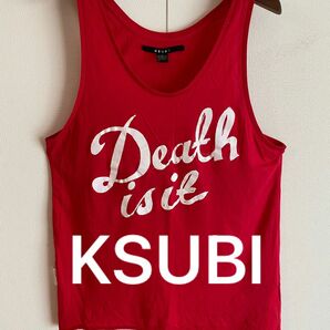 KSUBI タンクトップ Death is it スビ TSUBI