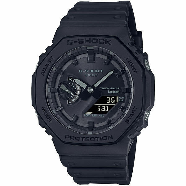 セール! 完全新品 カシオ正規保証付き G-SHOCK GA-B2100-1A1JF 薄型 ソーラー Bluetooth メンズ腕時計 カシオーク オールブラック
