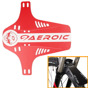 P D red bicycle mudguard rom and rear (before and after) common use clamping band . installation easy freely . place . installation strong . light weight mudguard cycle fender front rear all-purpose 