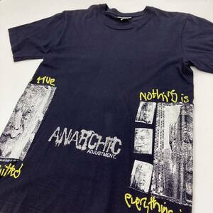 USA製 ANARCHIC ADJUSTMENT × PALACE Tシャツ Nothing is true ネイビー Sサイズ アナーキック アジャストメント パレス archive 1177