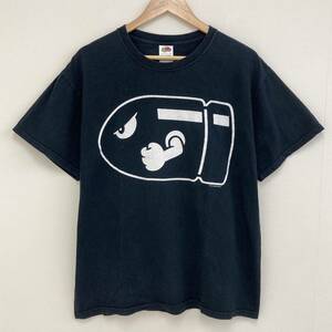 00s SUPER MARIO KILLER キラー Tシャツ ブラック Lサイズ 任天堂 Nintendo スーパマリオ ブラザーズ ゲーム アニメ Tee VINTAGE ★ 1426