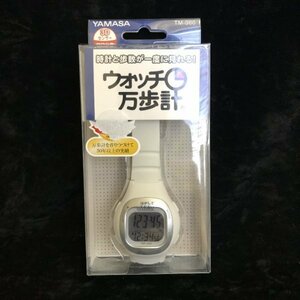 YAMASA (山佐時計計器) ウォッチ万歩計 TM-360 ホワイト お試し用電池(RC2023×1個)付属 88 00075