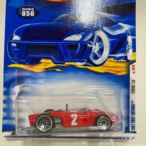 【未開封/送料230円】Hot Wheels 2001 FIRST EDITIONS No.50 FERRARI 156 ホットウィール フェラーリ 156 レッド HTW2205-50 4/4