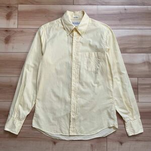 【送料無料】INDIVIDUALIZED SHIRTS インディビジュアライズドシャツ STANDARD FIT ボタンダウン 長袖シャツ 黄色 イエロー 14h BDシャツ