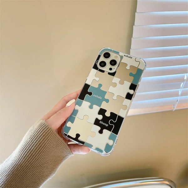 iPhone13 pro パズル ミラー アイフォン スマホケース スマホカバーsmartphone case