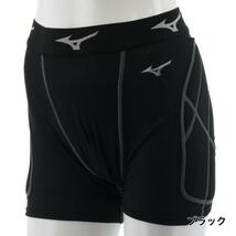 130 定価3080円 ミズノ MIZUNO 野球 スライディングパンツ KUGEKI 野球 ウェア ブラック 黒 スラパン インナー アンダー 下着 ジュニア_画像1