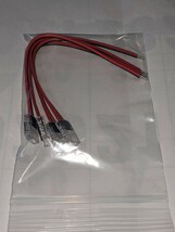 LED COBラインテープの専用コネクター 2P ８ミリ用 12V/24V 赤黒コードになって４本をセットにして 新品 未使用 ハンダ付け不要_画像8