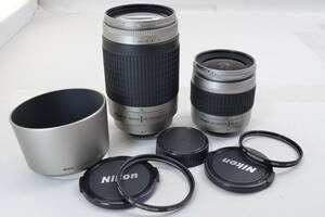 【ecoま】美品 ニコンダブルズーム NIKON 28-80mm G/70-300mm G オートフォーカスレンズ