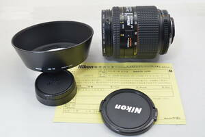 【ecoま】ニコン NIKON AF 28-105mm F3.5-4.5D HB-18純正フード付 オートフォーカスレンズ