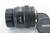 【ecoま】ペンタックス TAKUMAR-F ZOOM 28-80mm F3.5-4.5 MACRO ★珍品★ PENTAX Kマウント オートフォーカス_画像3