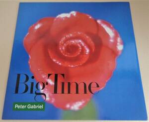 英国盤12incシングル　Peter Gabriel　Big Time　全3曲入り　Virgin PGS3 12　1987年　ピーター・ガブリエル　Daniel Lanois