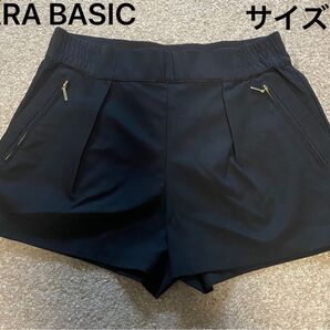 未使用 ZARA BASIC ザラベーシック ショートパンツ ブラック S