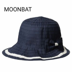 MOONBAT ムーンバット グログランリボン付きブルトン 軽量 たたみ易い レディース 帽子 チャオラダンス 黒 ブラック
