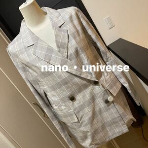 nano・universe ナノユニバース テーラードジャケット 未使用 春、秋用38